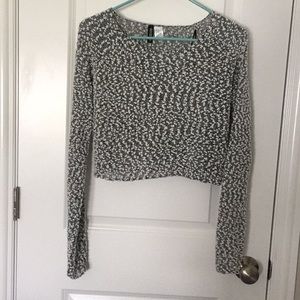 H&M crop sweater